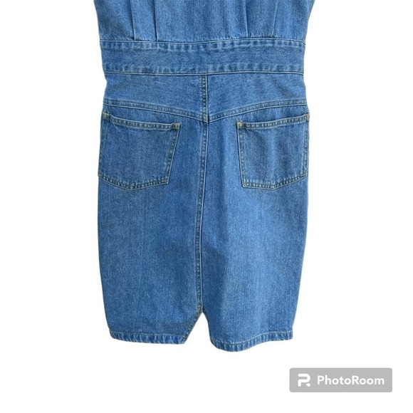 Avon Vintage Denim Light Wash Classic Summer Dress - Picture 7 of 9